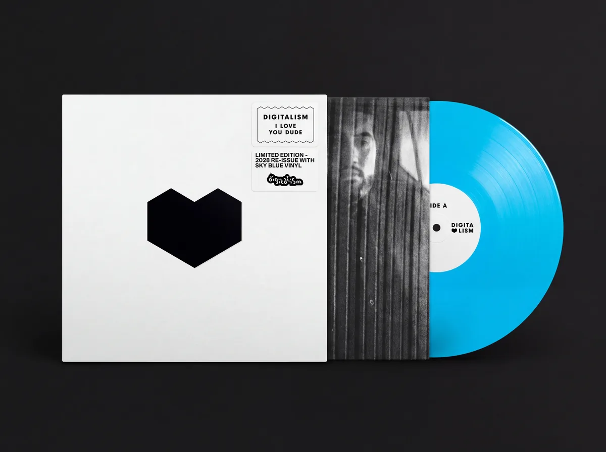 Digitalism — I Love You Dude, limited sky blue vinyl, 2026 re-issue